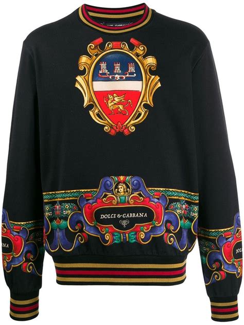 dolce and gabbana hoodie fake|dolce gabbana sweatshirt farfetch.